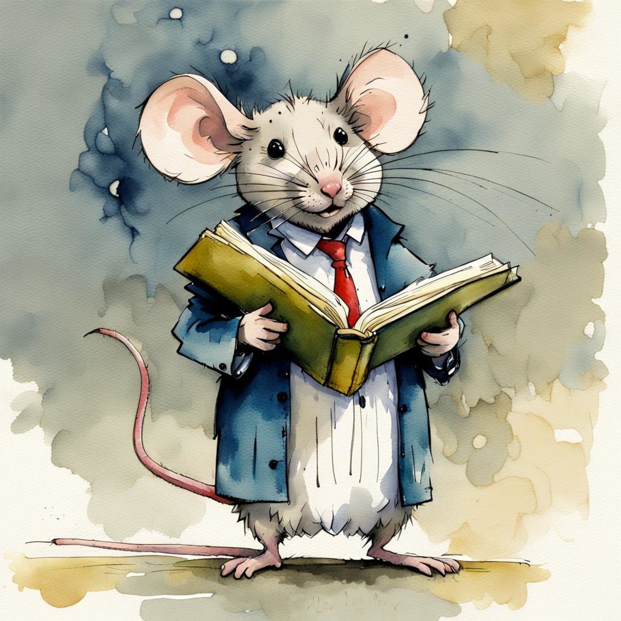 ai generated mouse teacher read 8555461