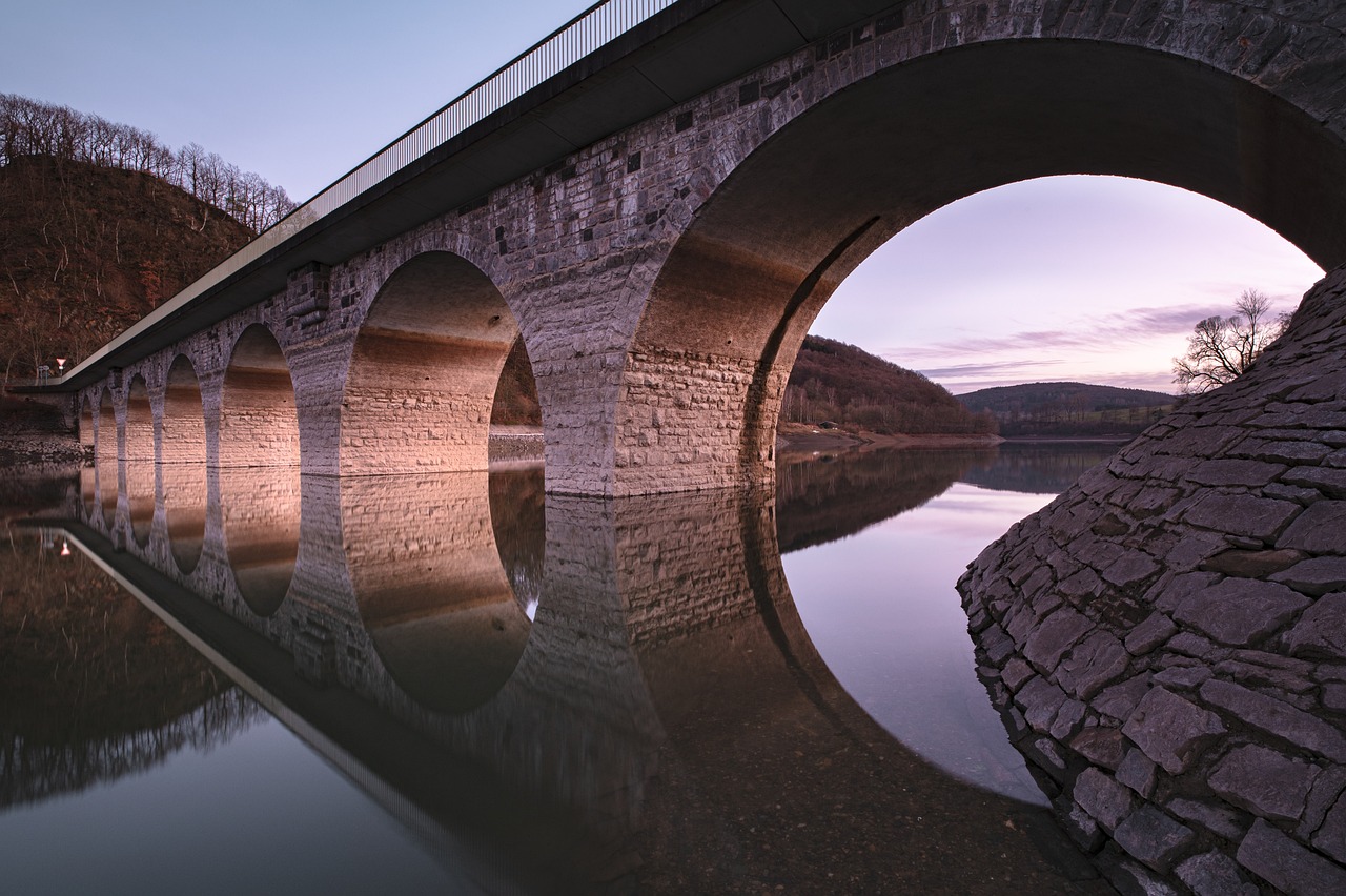 bridge river reflection water 6181079