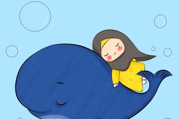 fantasy whale muslim dream girl 8297567