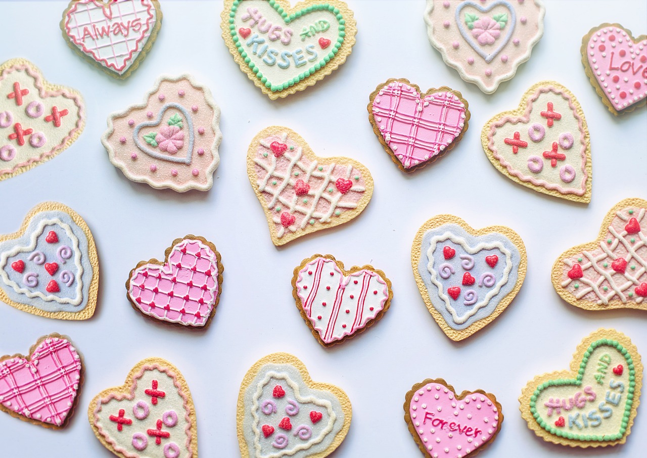 valentines day valentine cookies 3984154